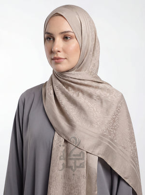 Jacquard Tiger Print Hijab Mubaraka Hijab
