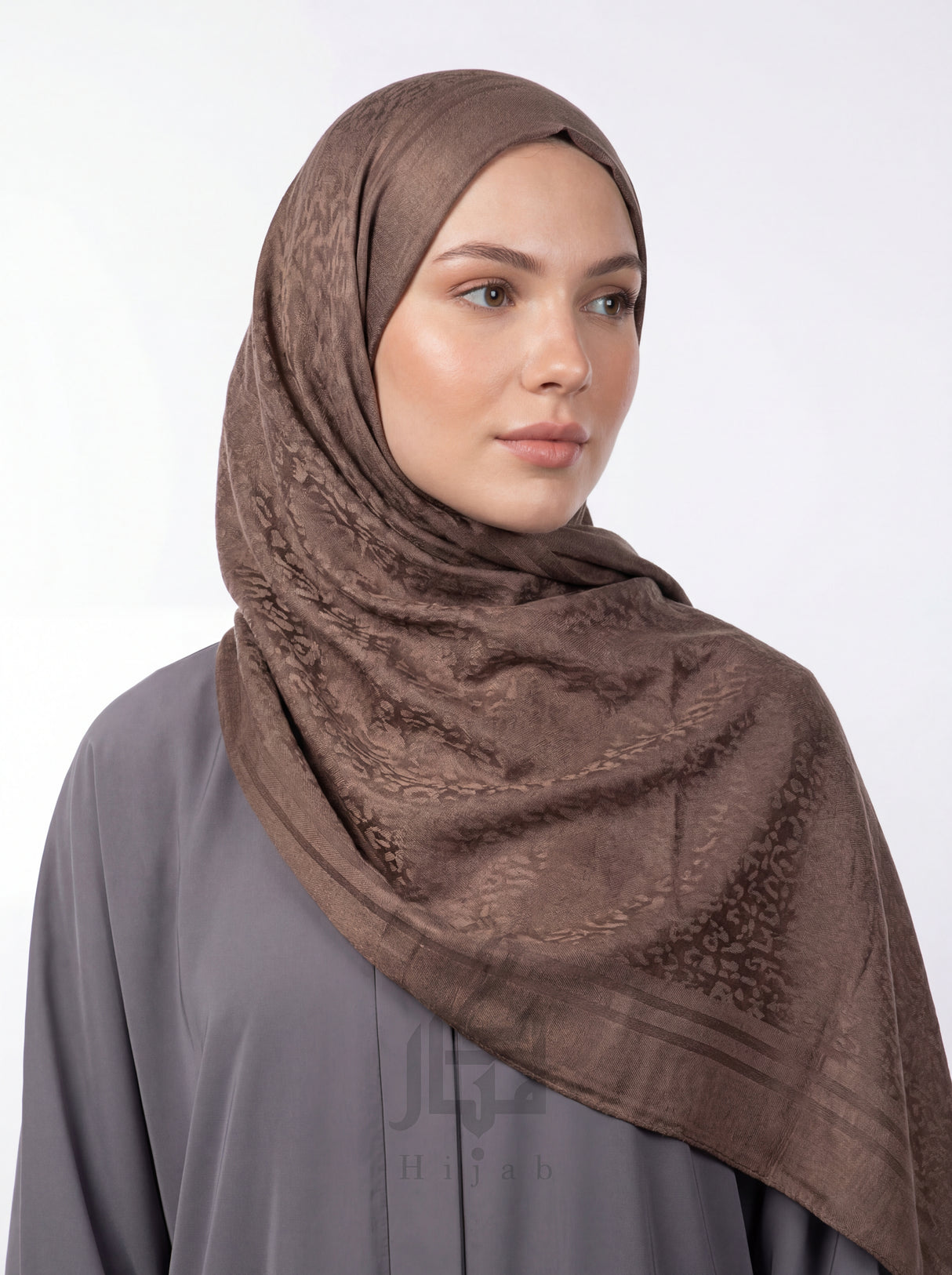 Jacquard Tiger Print Hijab Mubaraka Hijab