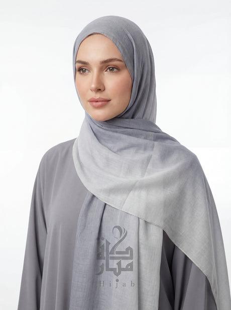 Linen Two Tone Hijab Mubaraka Hijab