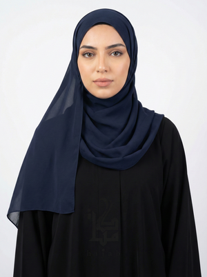 Chiffon Korea Plain Mubaraka Hijab