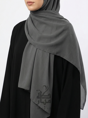 Chiffon Korea Plain Mubaraka Hijab