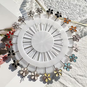 Classic Flower Pin Wheel Multicolor Mubaraka Hijab